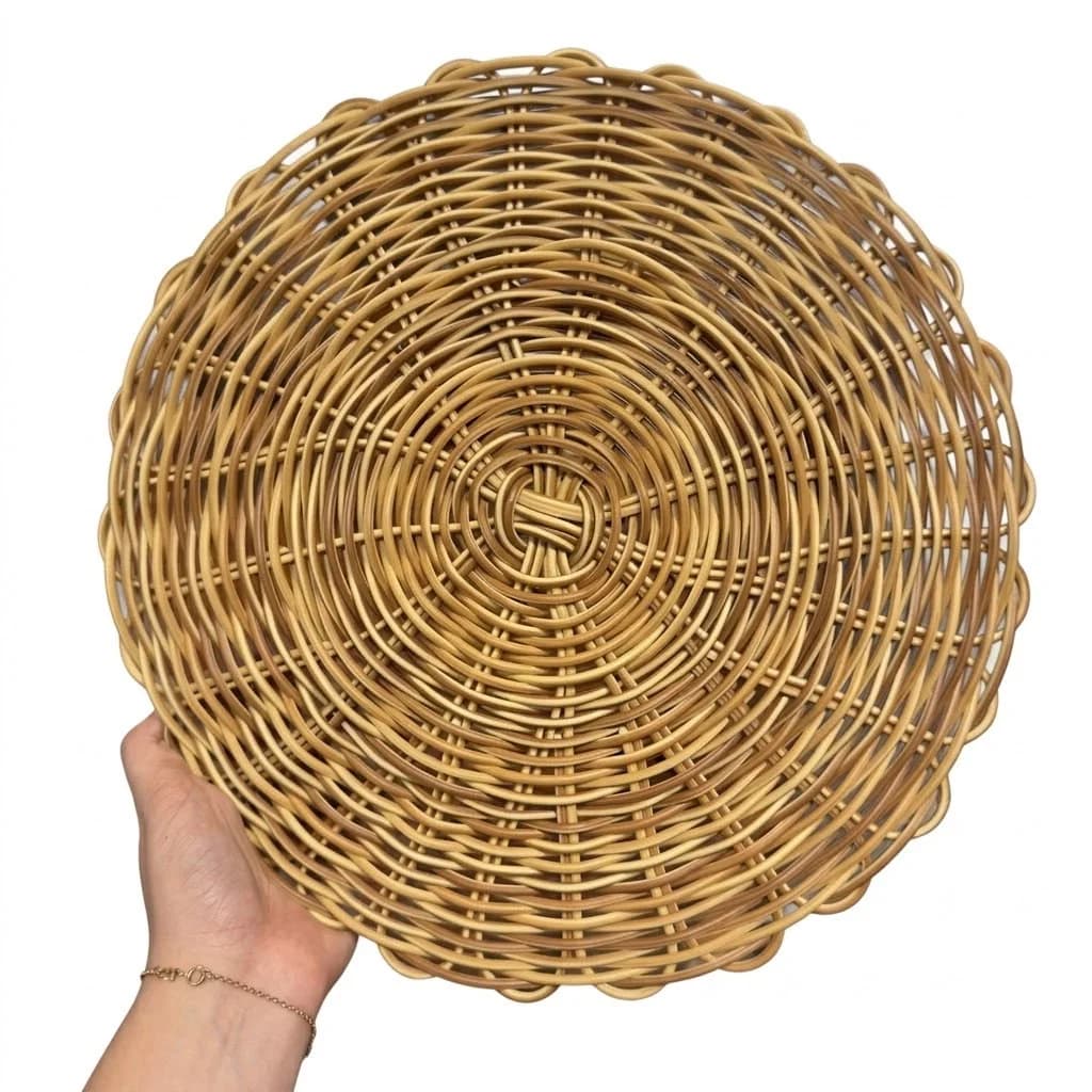 Sousplat Fibra Sintética / Decoração de parede.
