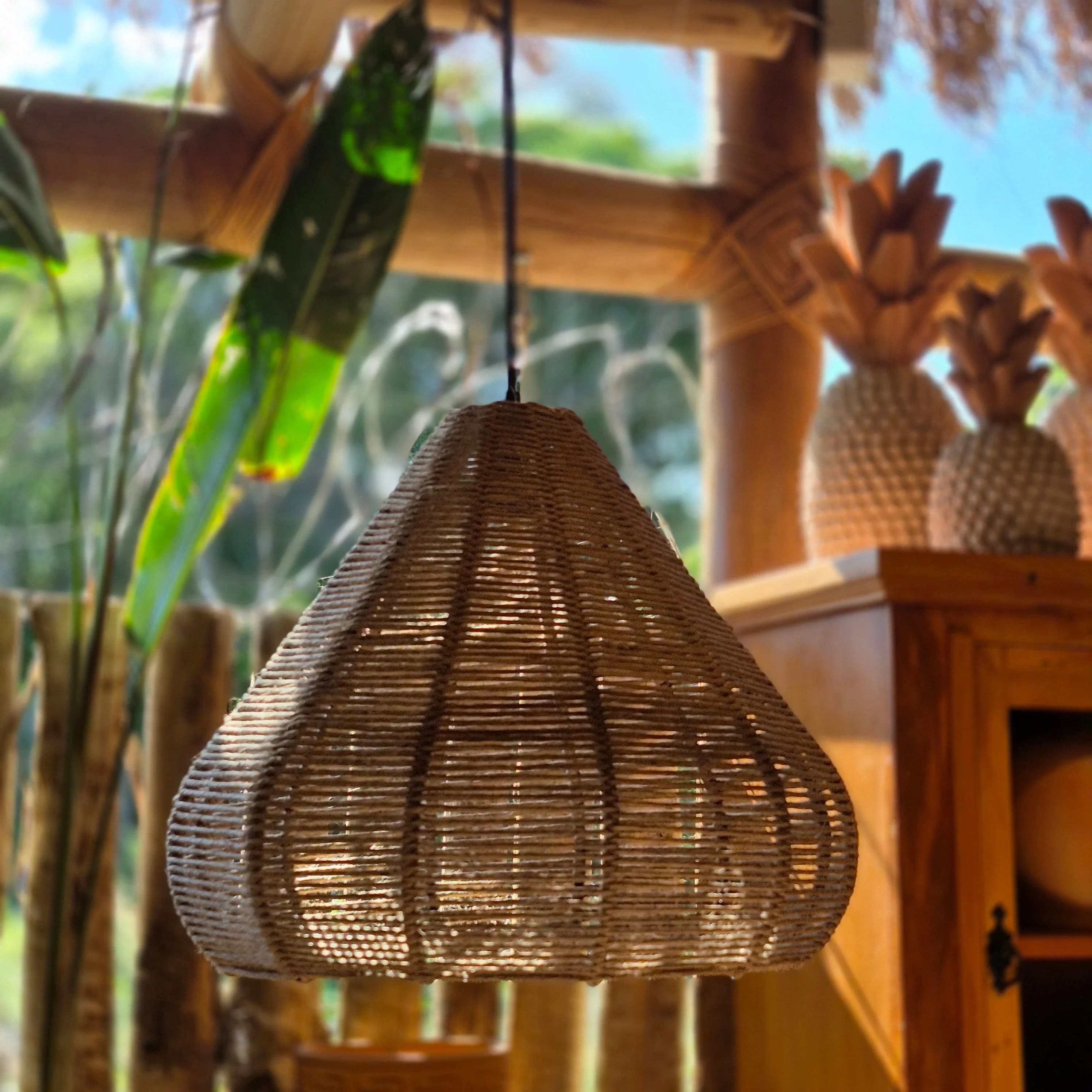 Luminária Rami Coxinha PS-14 33cmx36cm