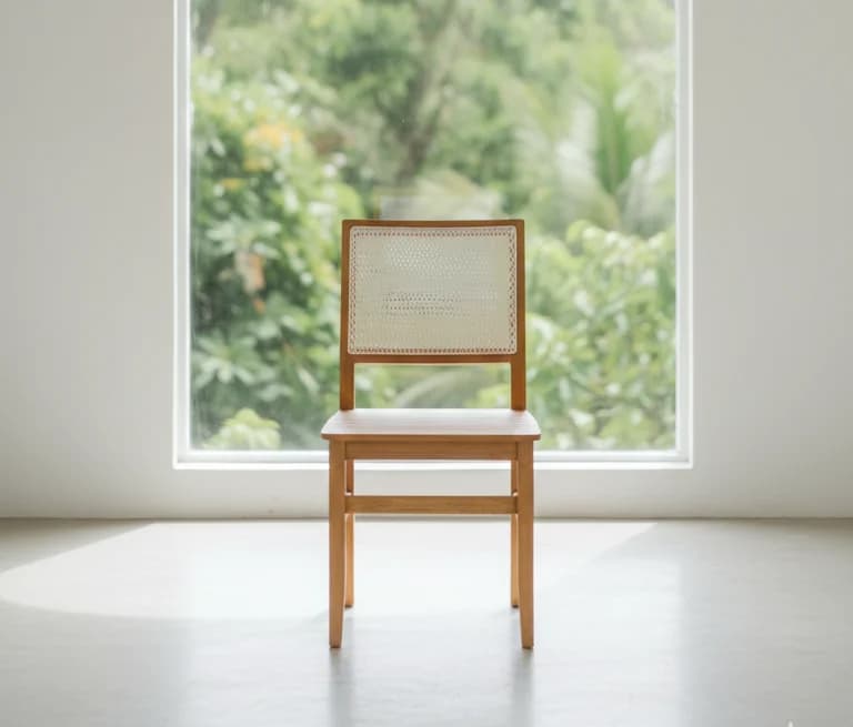 Cadeira de Jantar Madeira C/ Tela.