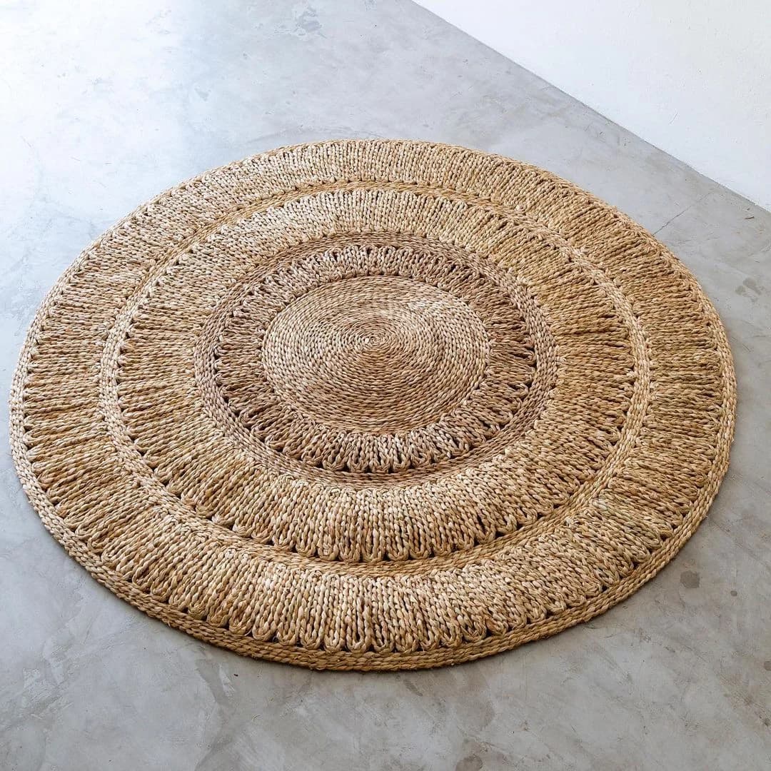 Tapete Redondo Taboa 2 metros.