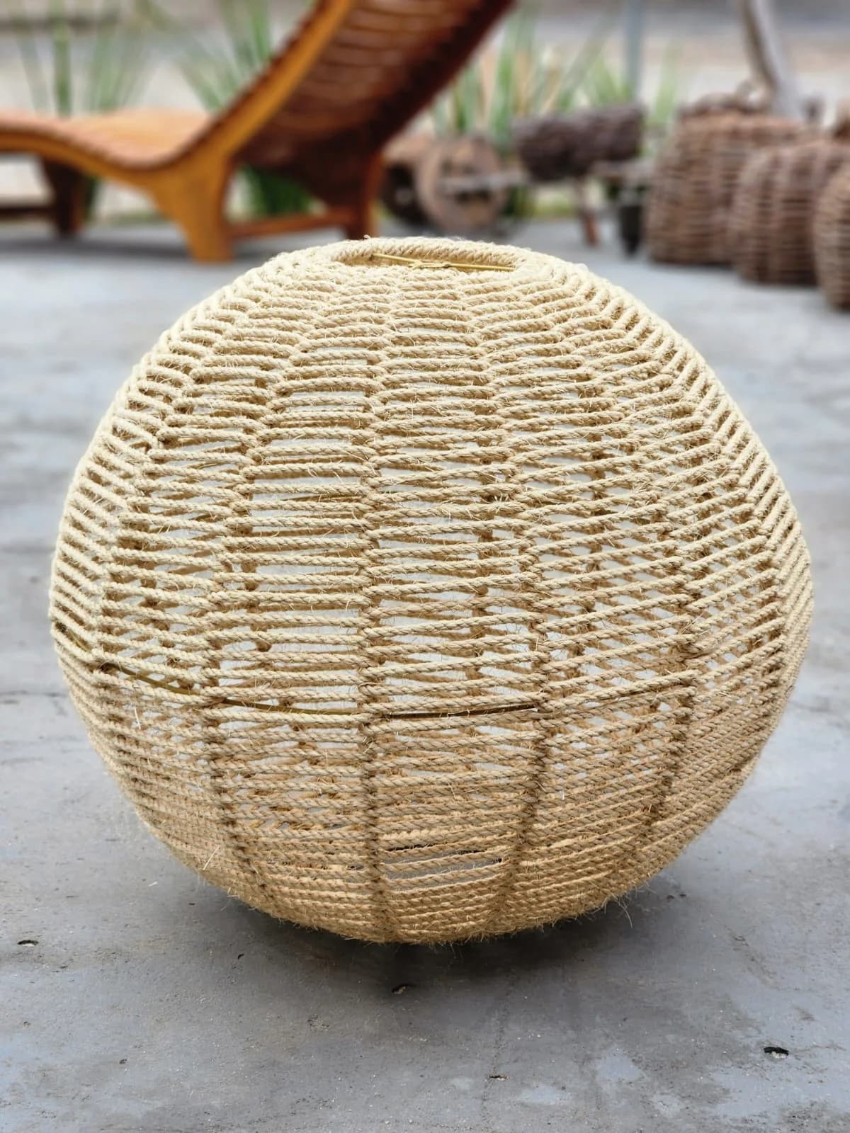 Luminária Esfera Sisal