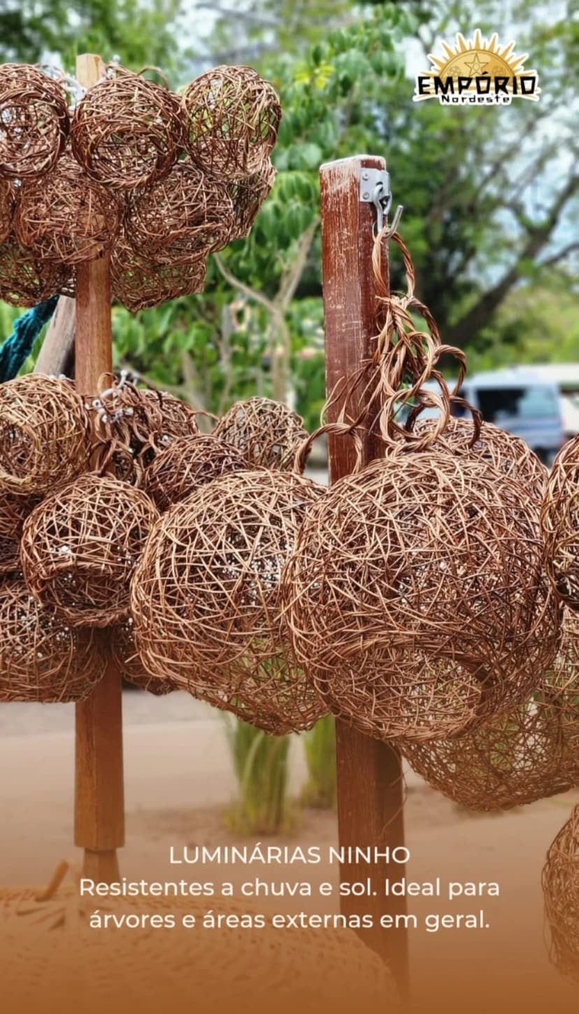 Luminária Ninho Cipó
