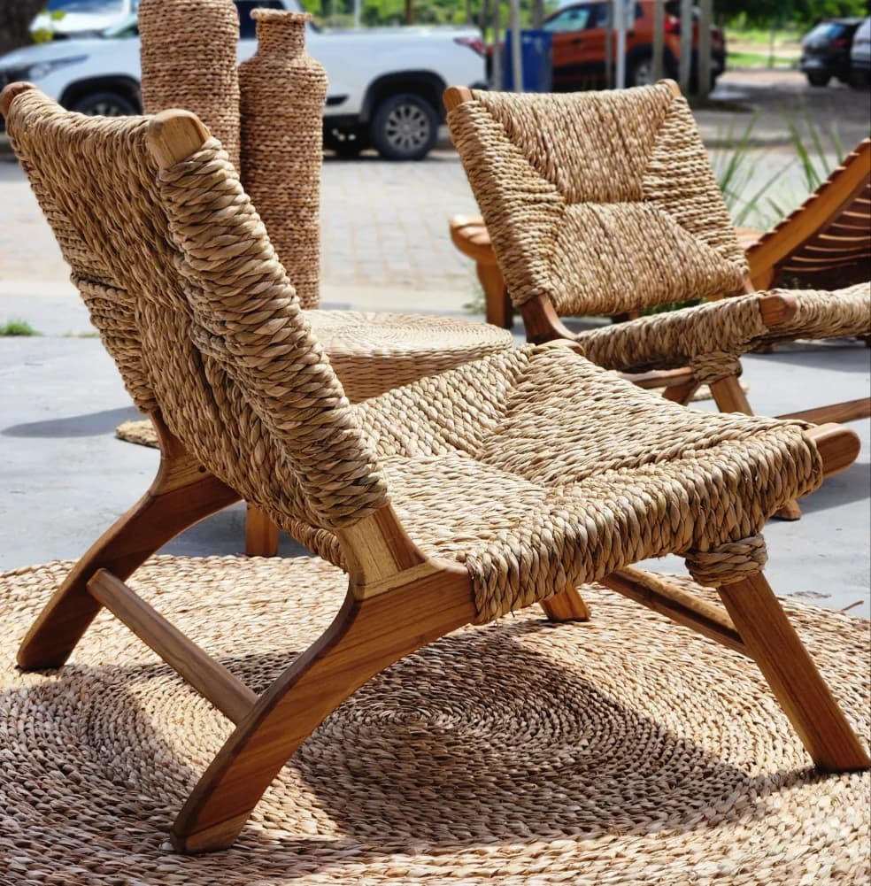 Poltrona Trancosense em Fibra de Taboa.