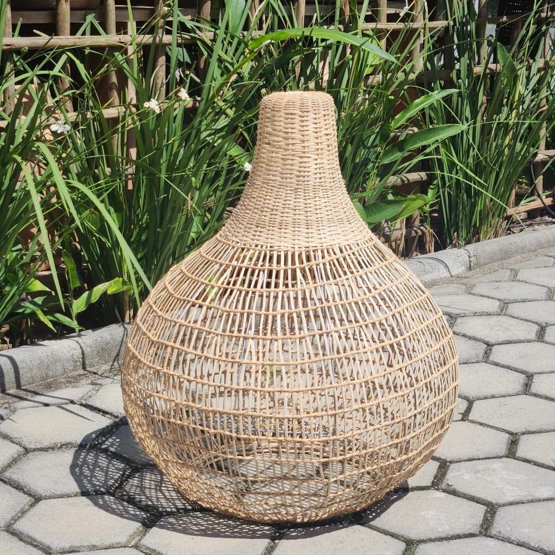 Luminária Gota Cipó Amber