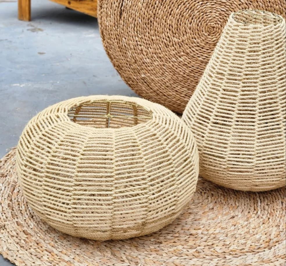 Luminária Pneu Sisal