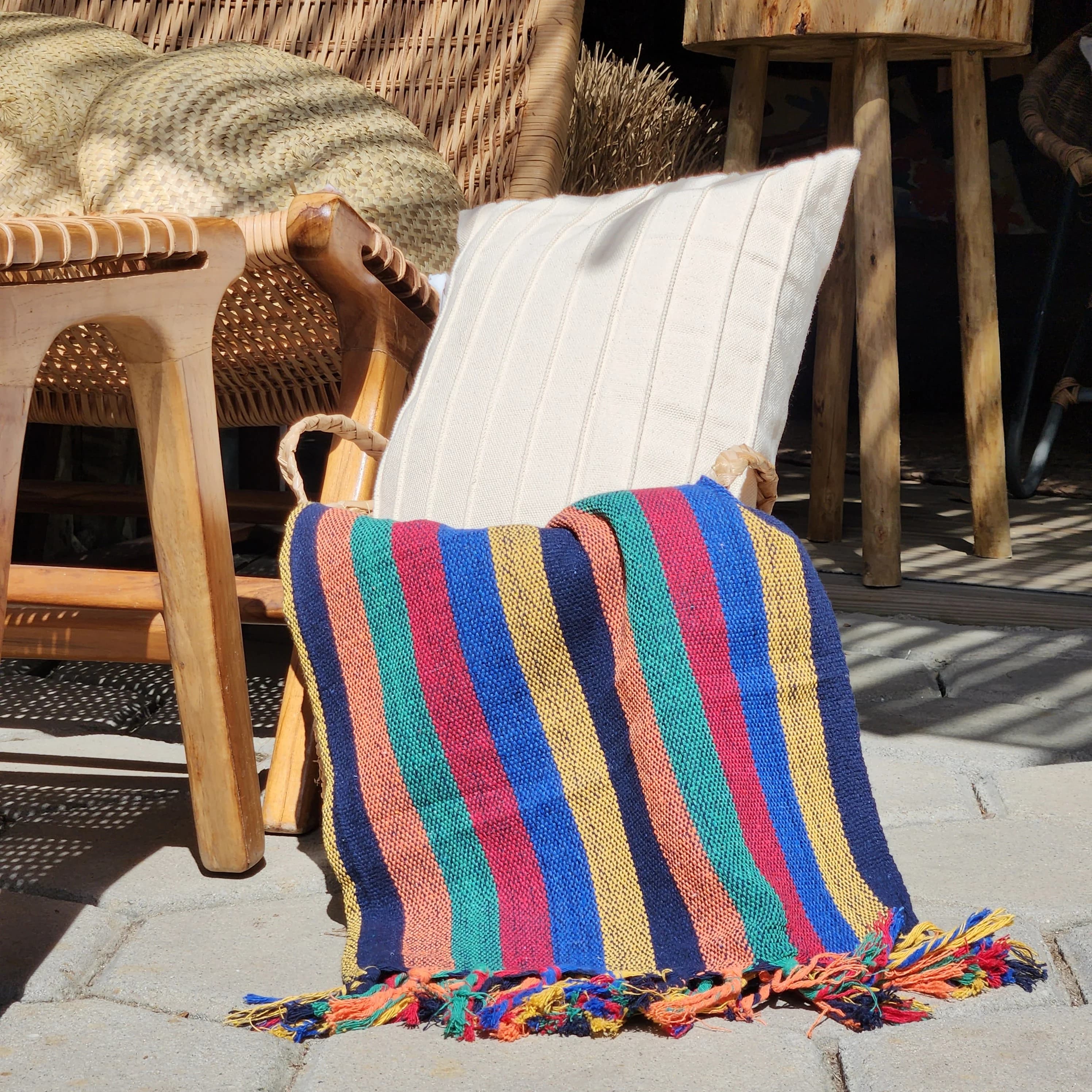 Manta Xale Colorido 1,40 x 1,40cm