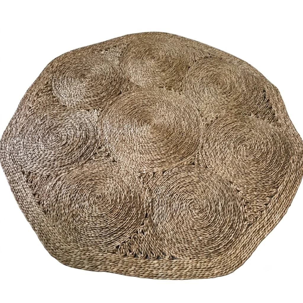 Tapete Hexagonal Traçado de Taboa 