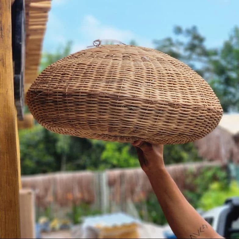 Luminária Disco Cipó