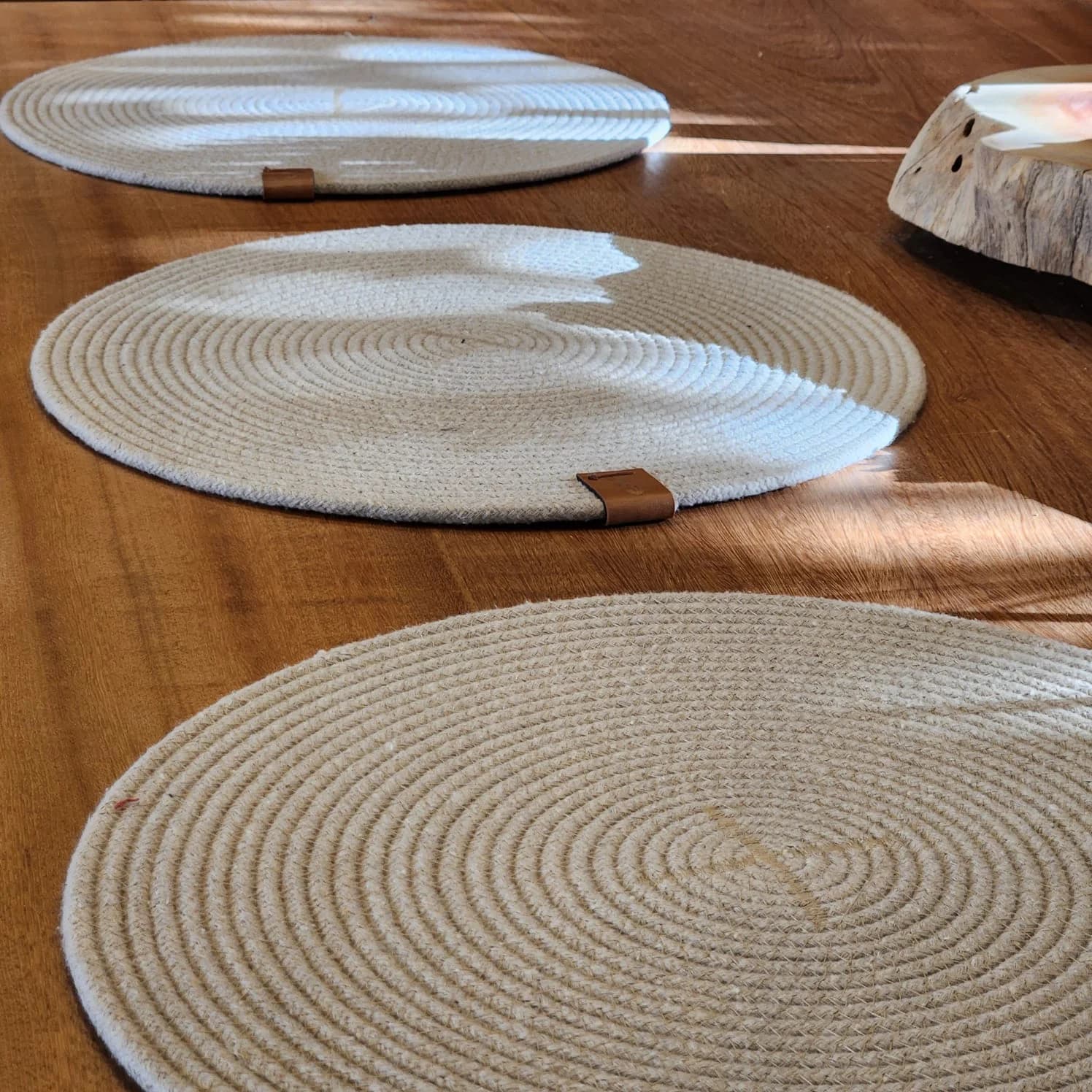 Sousplat Redondo Algodão de Corda