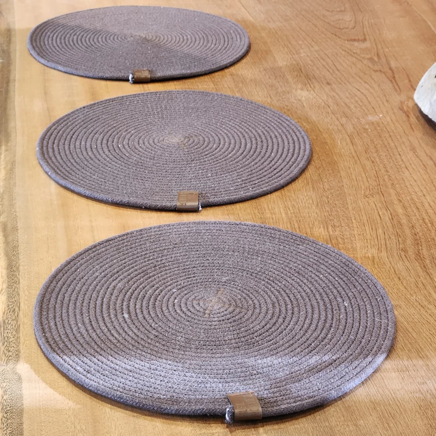 Sousplat Redondo Algodão de Corda