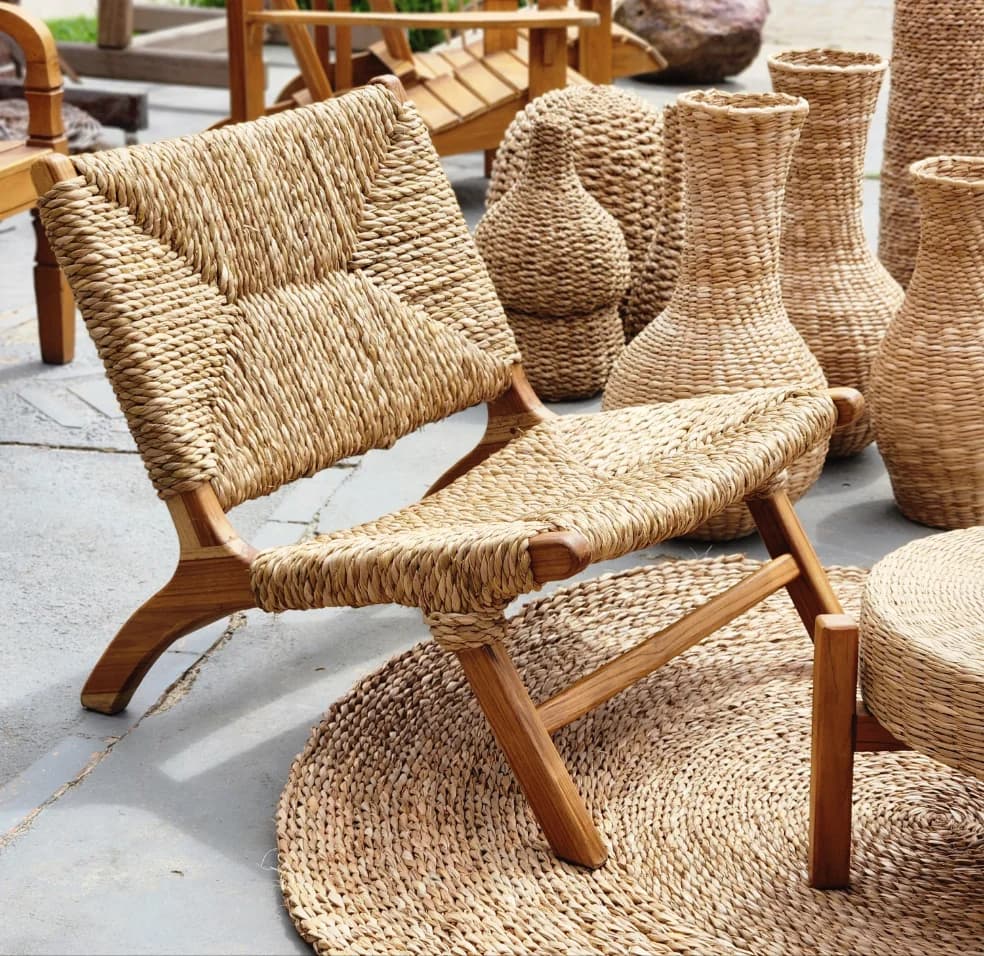 Poltrona Trancosense em Fibra de Taboa.