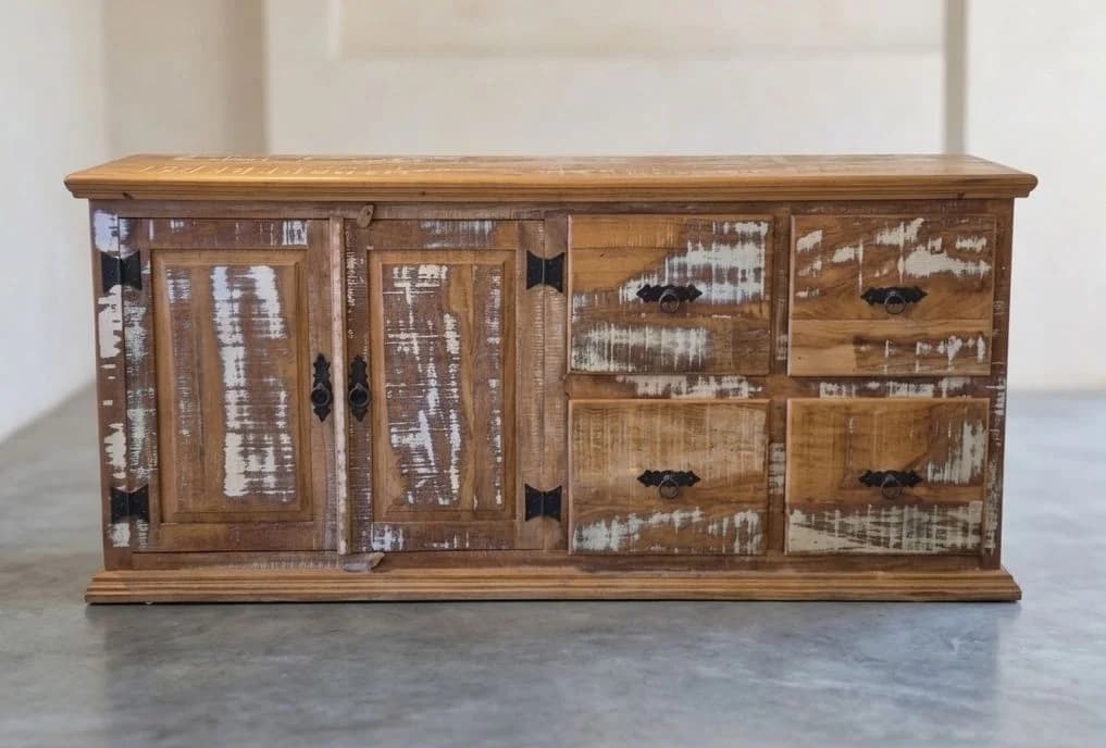 Rack Peroba com pátina