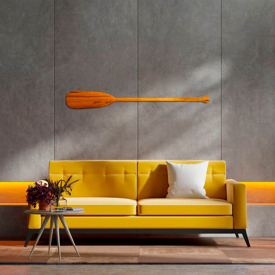 Remo Decorativo Artesanal Navajo de Madeira Nobre para Decoração de Interiores