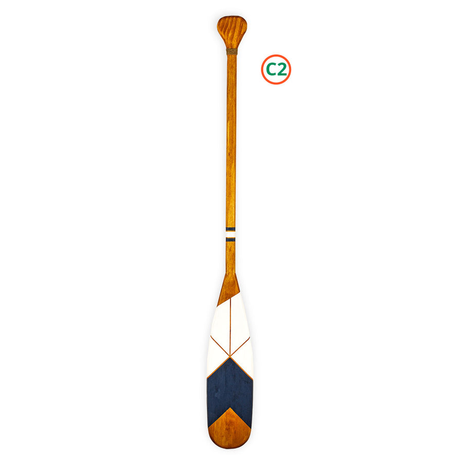 Remo Decorativo Artesanal Canadense Madeira Natural Pintura C02 para Parede Único