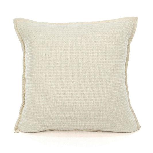 Capa de Almofada Trilha Aconchegante Algodão Neutro 50x50cm para Decoração Sofisticada Lar