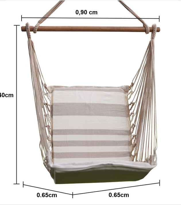 Rede Cadeira com Estofado Atalaia - Conforto e Estilo para Descanso