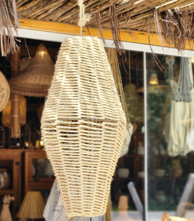 Luminária Balão Sisal