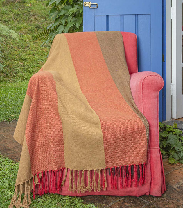 Manta Tibau Solteiro Decorativa