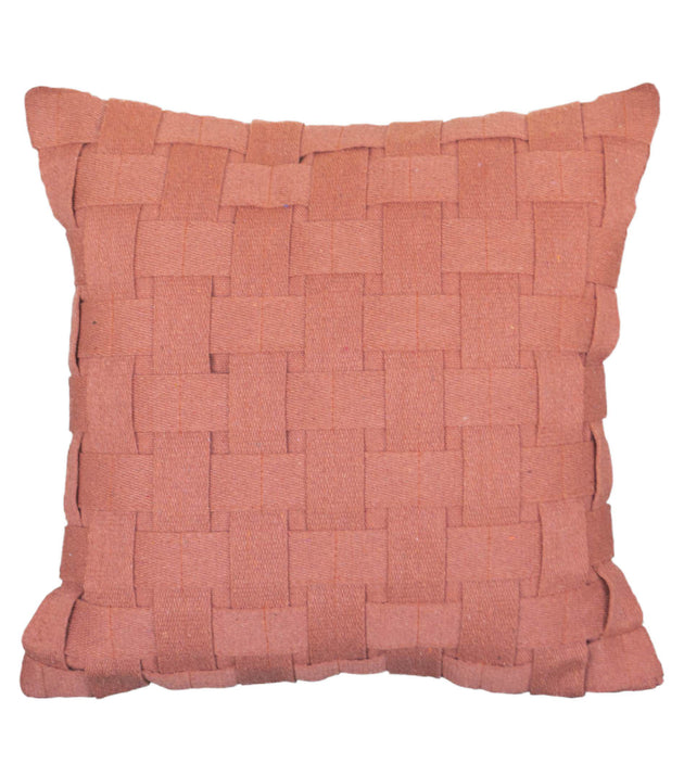 Capa de Almofada Trancê Artesanal: Decoração Sustentável, Algodão Reciclado, Conforto e Estilo