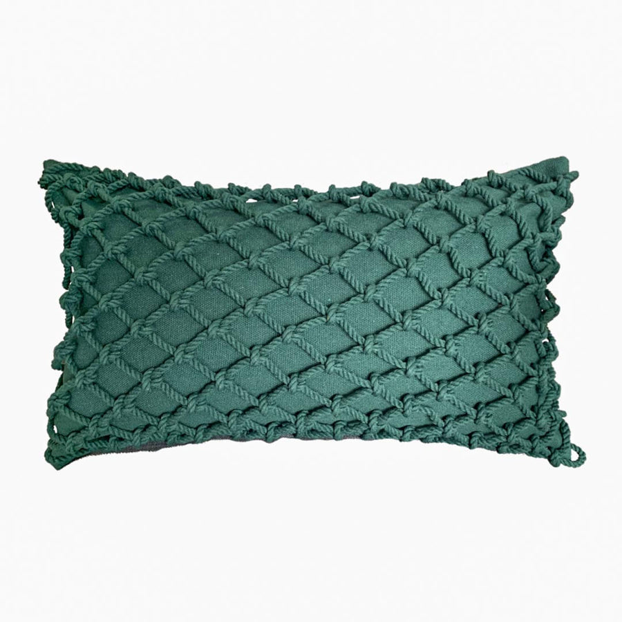 Capa de almofada Macramê com Corda 50x30