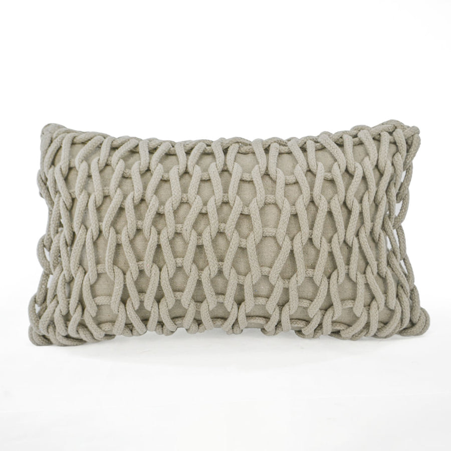 Capa de Almofada Ponto Crochê 50x50