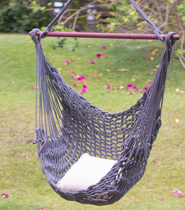 Rede Cadeira Corda Cinza