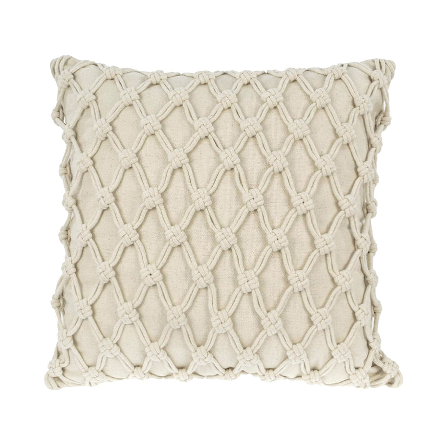 Capa de Almofada Amizade Cru Algodão Natural Textura Vibrante Decoração Sofisticada Aconchegante