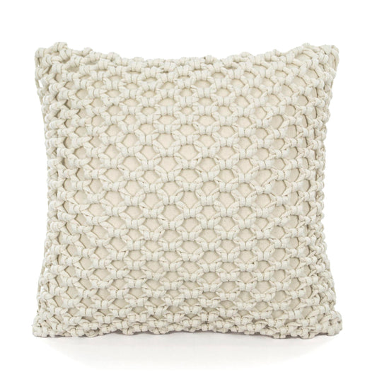 Capa de Almofada Algodão Cru: Textura Delicada, Sofisticação Natural para Decoração.