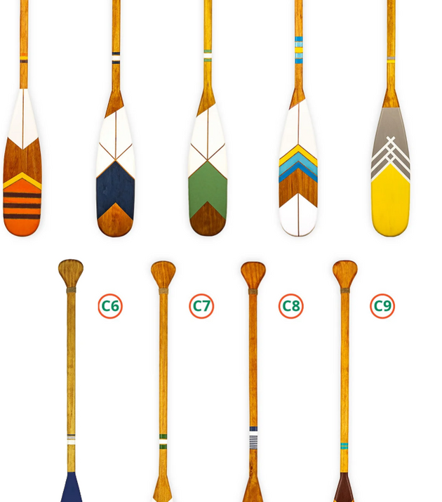 Remo Decorativo Canadense Artesanal: Toque Náutico Rústico Chique para Seu Lar