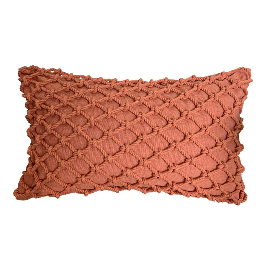 Capa de almofada Macramê com Corda 50x30