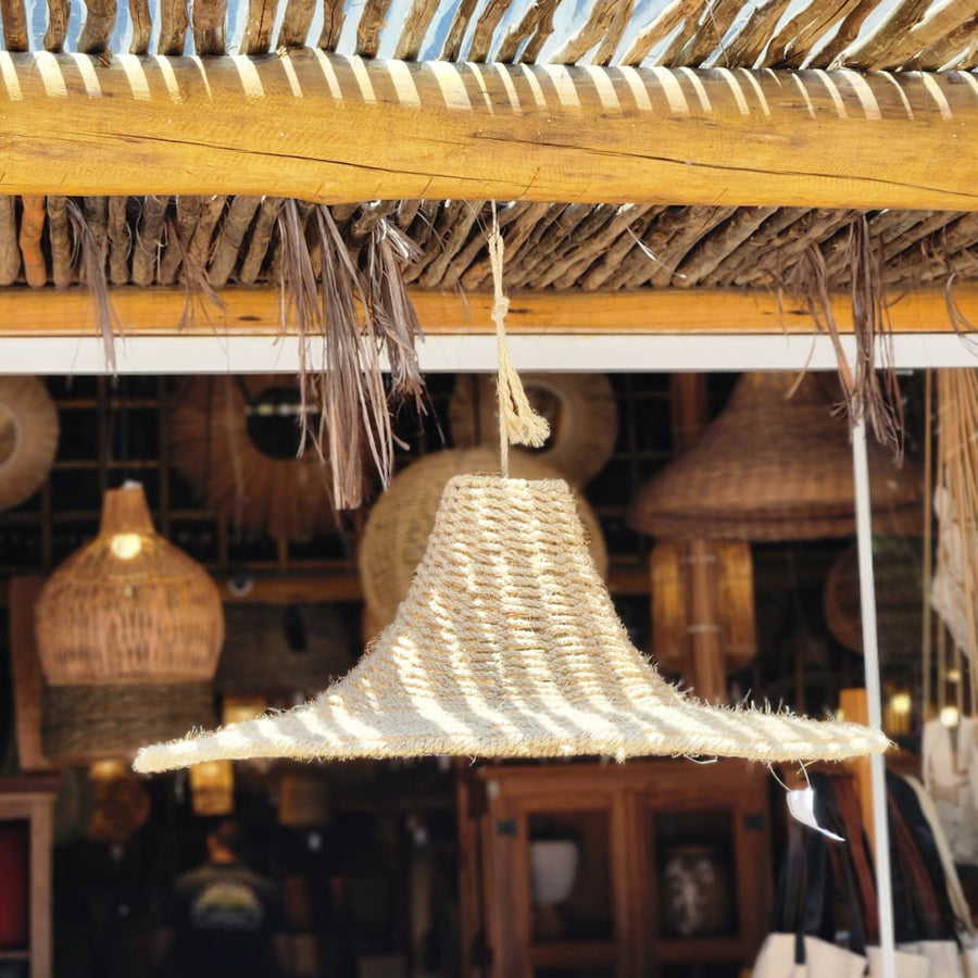 Luminária Chapéu Sisal