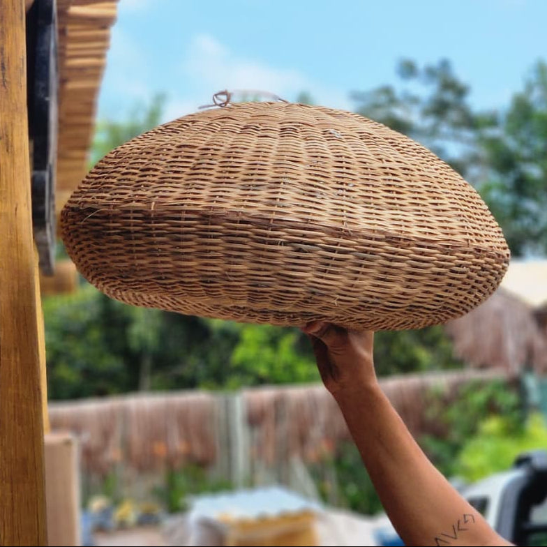 Luminária Disco Cipó