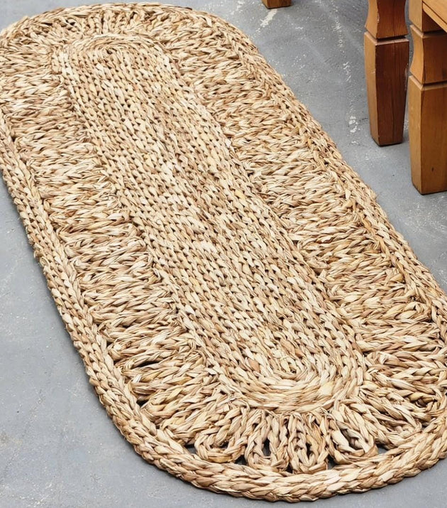 Passadeira Oval de Taboa