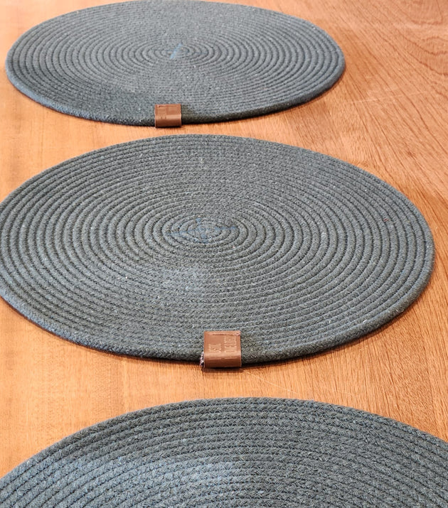 Sousplat Redondo Algodão de Corda