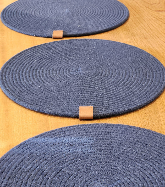 Sousplat Redondo Algodão de Corda