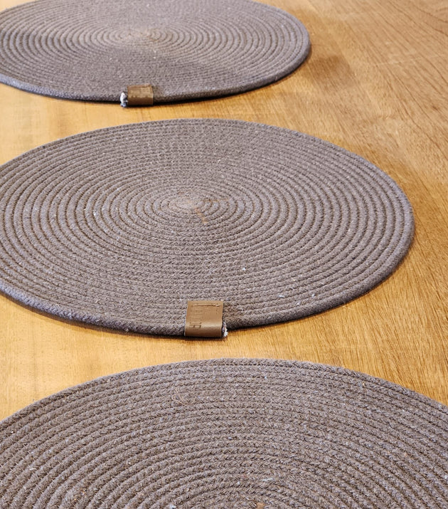 Sousplat Redondo Algodão de Corda