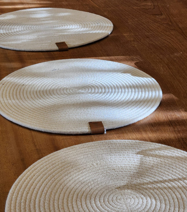 Sousplat Redondo Algodão de Corda
