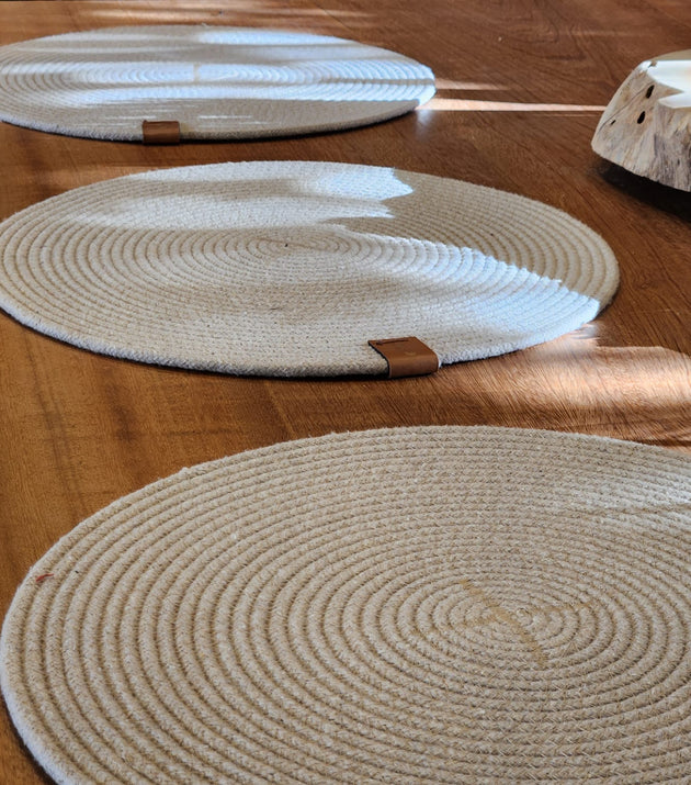 Sousplat Redondo Algodão de Corda