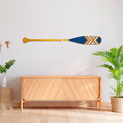 Remo Decorativo Canadense Artesanal: Toque Náutico Rústico Chique para Seu Lar