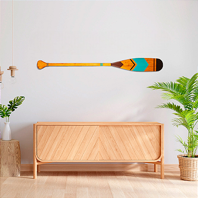 Remo Decorativo Canadense Artesanal: Toque Náutico Rústico Chique para Seu Lar