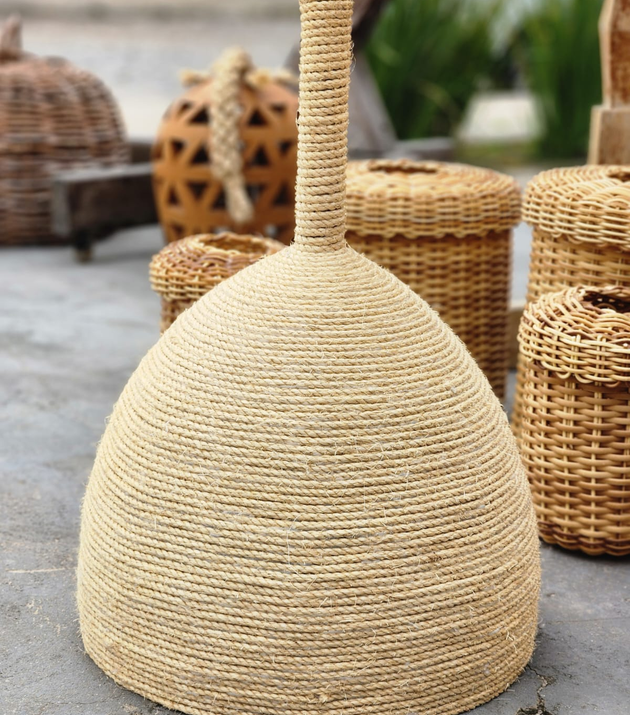 Luminária Taça Sisal