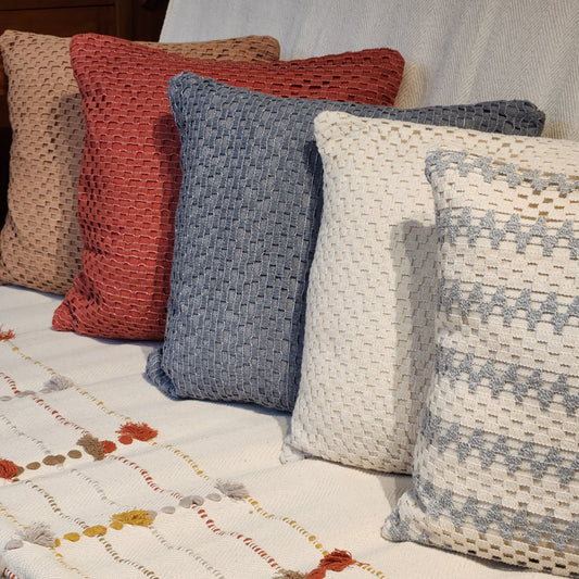 Capa de Almofada 45x45 em Tricô