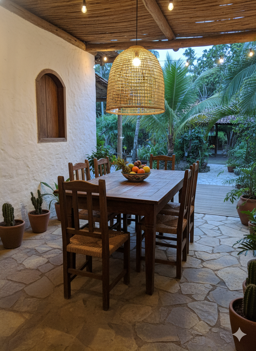 Luminária Gaiola Cipó Amber GG