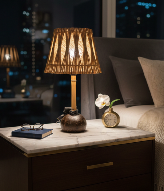 Abajur Havaí - Talisca de Coco.