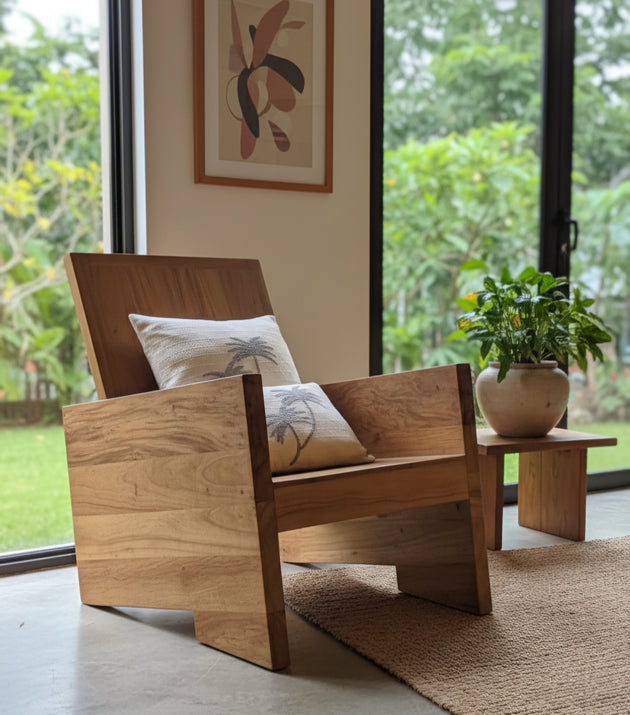 Poltrona Rei - Peroba Rosa.