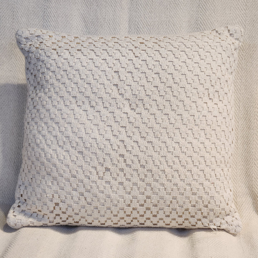 Capa de Almofada 45x45 em Tricô