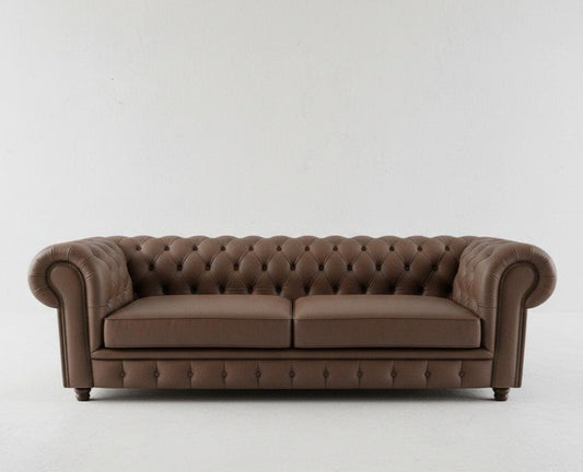 Sofá Chesterfield - Couro Legítimo