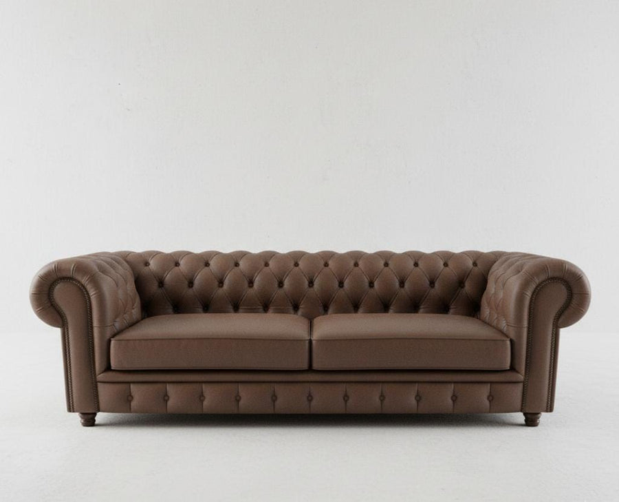 Sofá Chesterfield - Couro Legítimo