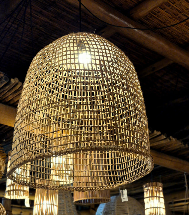 Luminária Gaiola Cipó Amber GG