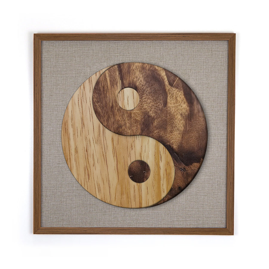 Kit 3 Quadros Artesanais Alto Relevo 60x60 Om Yin Yang Buda Decoração